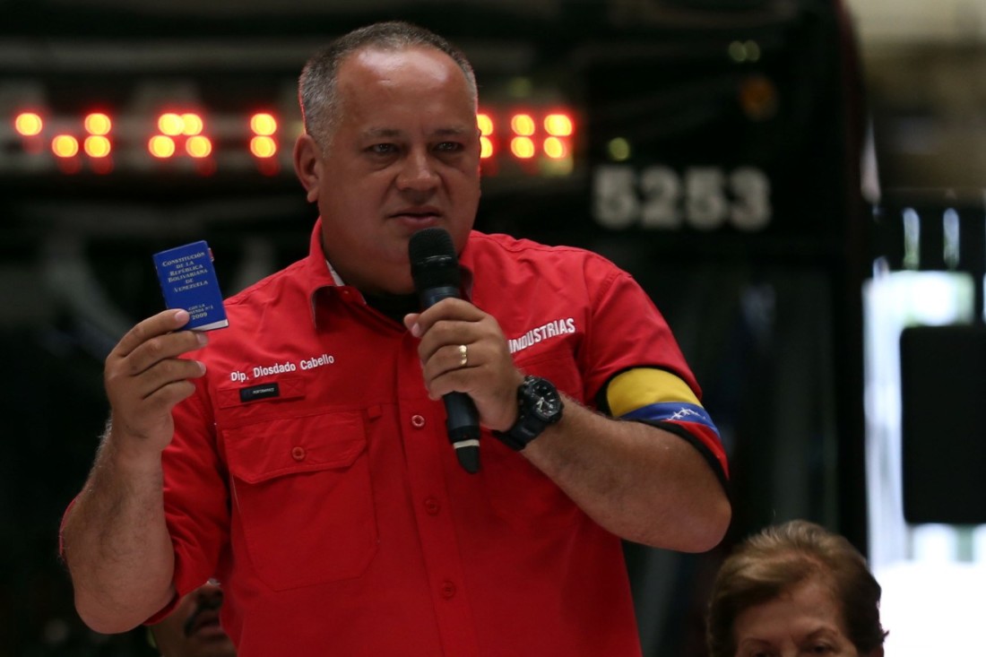 The first Vice-President of the United Socialist Party of Venezuela, Diosdado Cabello.
