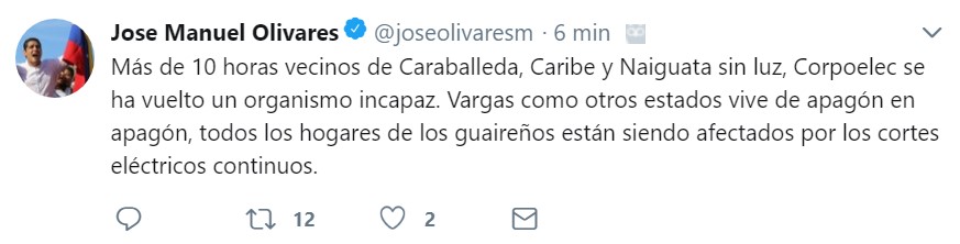 olivares tuit